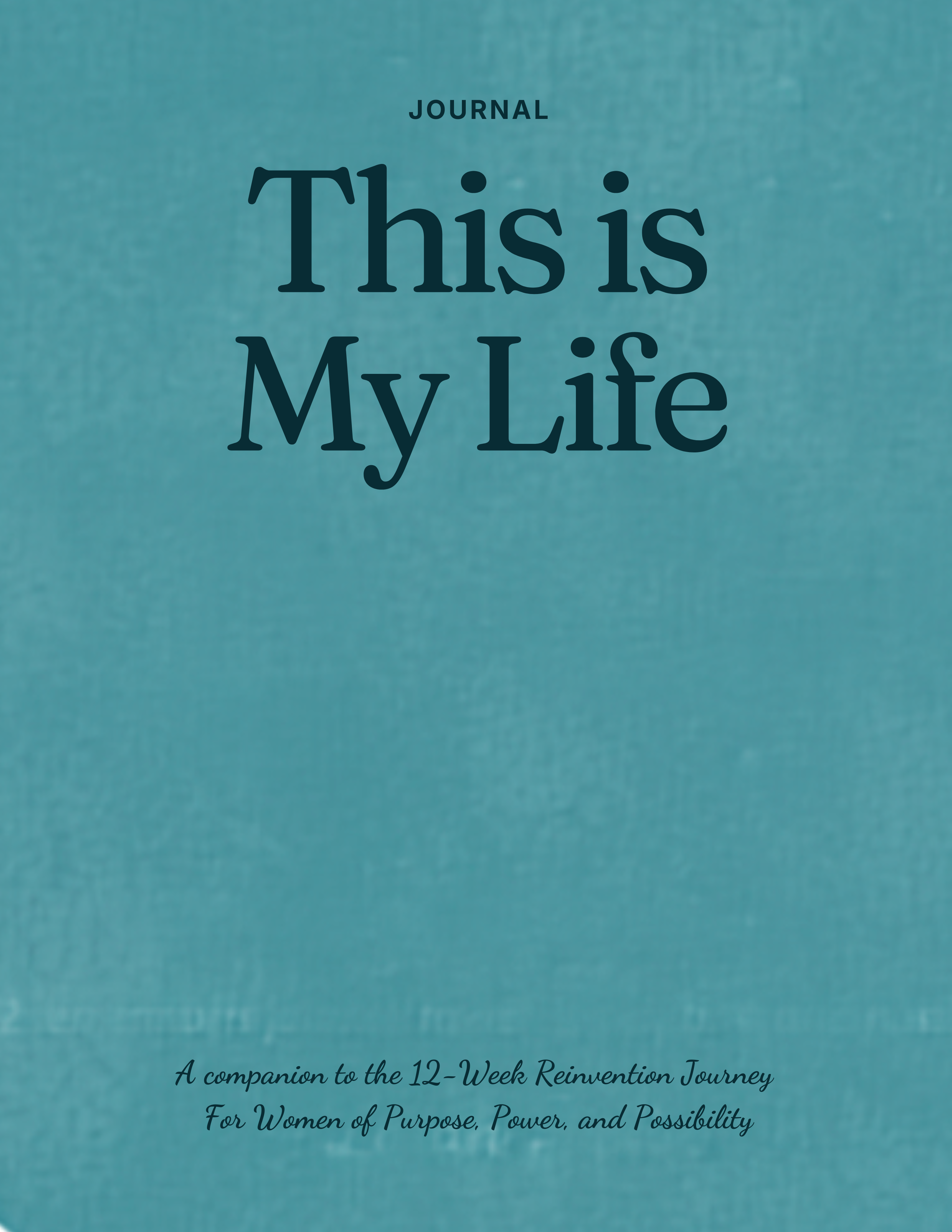 This Is My Life — Companion Journal — companion journal cover